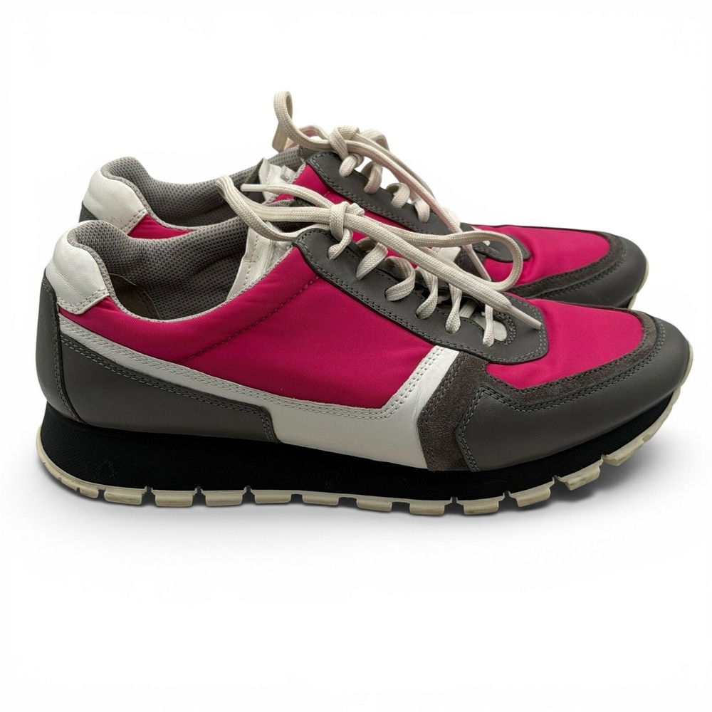 Prada Linea Rossa Vitello Soft Nylon Women's Sneaker Fuchsia EU 38 Authenticated